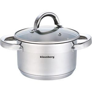 Klausberg 7121 - kookpan met deksel - 1.0L - Ø14 cm