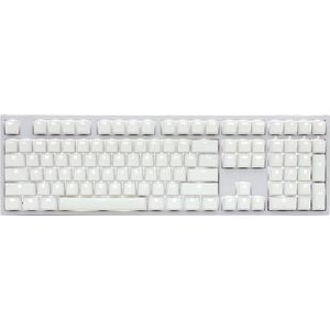 Ducky One 2 wit Edition PBT Gaming toetsenbord, MX-rood, weiße LED - wit