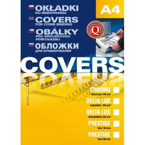 Argo Karton voor bindowania glans A4 CHROMO 408015 wit 250g/m2 25 stuks