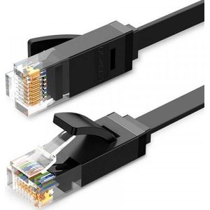 UGREEN vlak kabel netwerk Ethernet RJ45 Cat.6 UTP 15m zwart