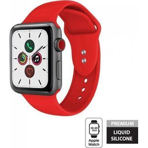 Crong Liquid Band - band Apple Watch 38/40 mm (rood)
