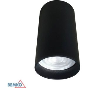 Bemko lamp plafond Oprawa nasufitowa punktowa ULTER nieregulowana fi55 GU10 max. 1x50W zwart C23-DLU-R-GU10-150-BL