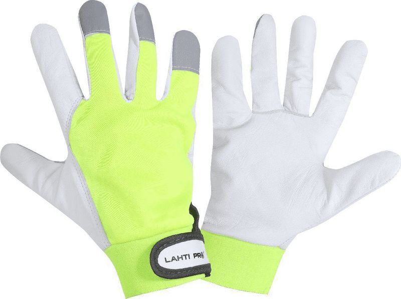 LAHTI PRO Protective handschoenen of goatskin geel 11 inch (L272311P)
