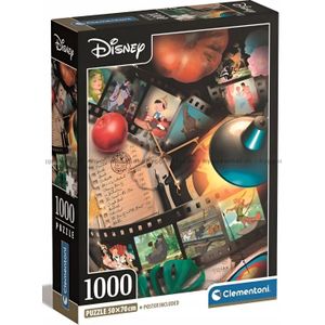 Clementoni puzzel 1000 stukjes Compact Classic Movies