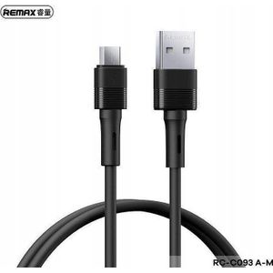 REMAX Kabel USB KABEL LEYA SERIES RC-C093 2.4A USB/MICRO USB 1M zwart