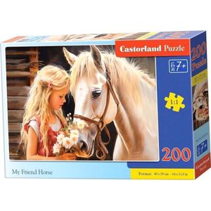 Castorland puzzel 200 My Friend Horse CASTOR