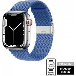Crong Wave Band – Pleciony band voor Apple Watch 42/44/45/49 mm (blauw)