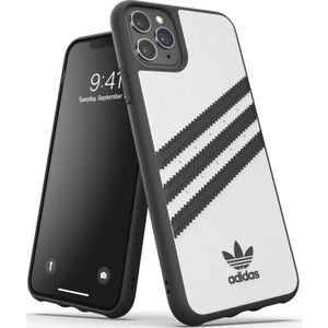 adidas OR Moulded Case PU FW19/SS20 voor iPhone 11 Pro Max wit/zwart
