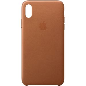 Apple iPhone XS Max Leren tas Saddle bruin