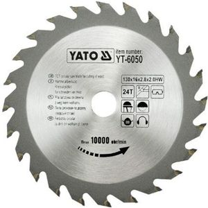 YATO cirkelzaag voor hout 130x16mm 24z YT-6050