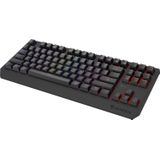 Genesis Thor 230 TKL toetsenbord Gamen USB + RF Wireless + Bluetooth QWERTY Amerikaans Engels Zwart