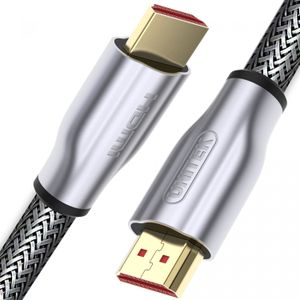 UNITEK Cable LUX HDMI v.2.0 M/M 1,0m braid, gold, , Y-C136RGY