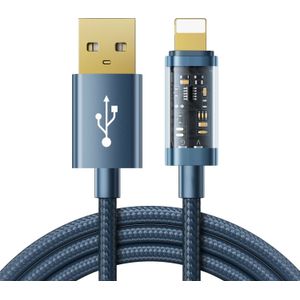 Joyroom Kabel USB USB-A - Lightning 1.2 m blauw (6941237196446)
