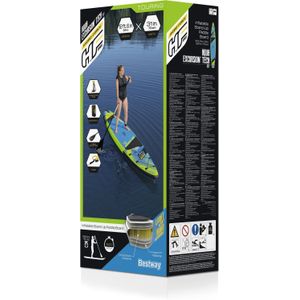 Bestway opblaasbaar supboard 'Hydro-Force Aqua Excursion Tech Set' - L381 x B79 x H15 cm - incl. accessoires
