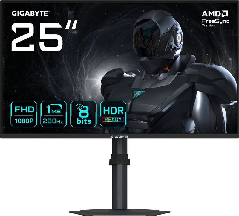 Gigabyte G25F2 computer monitor 62,2 cm (24.5 inch) 1920 x 1080 Pixels Full HD LED Zwart
