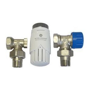 SCHLOSSER Set of radiator fittings angular version (602200001)