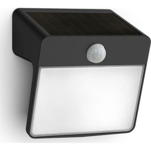 Philips Yarixa solar wandlamp - zwart