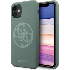 GUESS GUHCN58LS4GKA iPhone 11 Pro khaki hard case Silicone 4G Tone On Tone