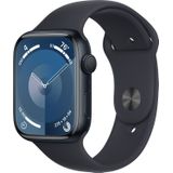 Apple Watch Series 9 GPS 41mm Midnight Aluminium Case met Midnight Sport Band - M/L