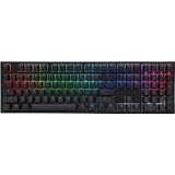 Ducky One 2 Backlit Gaming toetsenbord, MX-Silent-rood, RGB LED - zwart, CH-Layout