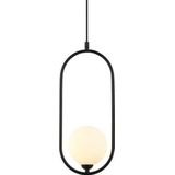 Italux hanglamp Modernistyczna hanglamp Lupus voor salonu zwart wit