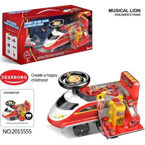 Triton Interkatywny loopauto 2 in 1 brandweer voor kinderen 3+ geluid wereldła + parkeren brandweer + 4 Resoraki + Ruchome stukjes