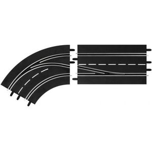 Carrera digitaal 132 spoorwissel LINKS, binnen naar buiten 30362