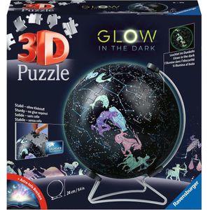 Ravensburger 3D puzzel Ball Star Globe Glow in the donker