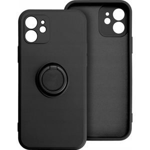 tas SILICONE RING voor IPHONE 16 Pro Max zwart