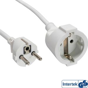 InLine 16410C power uitbreiding 15 m 1 AC-uitgang(en) Binnen Wit