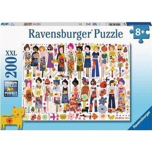 Ravensburger puzzel voor kinderen 200 vrienden en bloemen