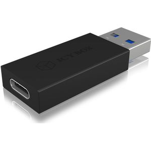 ICY BOX IB-CB015 USB Type-C 3.1 (Gen 2) USB Type-A 3.1 (Gen 2) Zwart