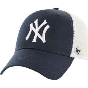 47 Brand pet met daszkiem Mlb New York Yankees Branson Cap marine r. universeel (B-BRANS17CTP-NY)