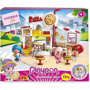Epee Figures set met pop Pinypon City Pizzeria