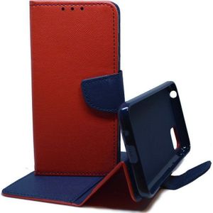holster LUNA Book Gold voor SAMSUNG A55 5G rood