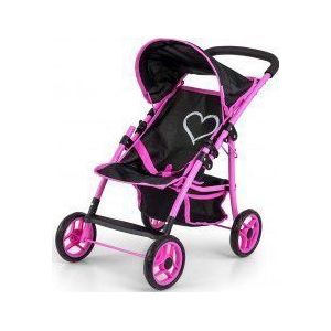 Milly Mally pop Stroller Natalie Prestige zwart