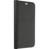 holster LUNA Book Carbon voor SAMSUNG A35 5G zwart