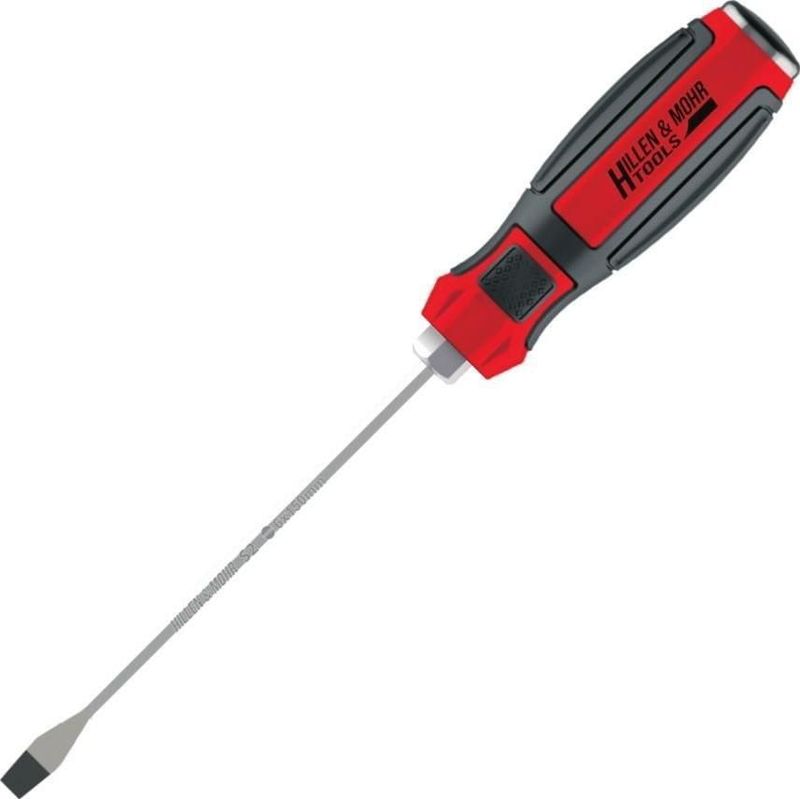 Dedra 8x200mm flat beating screwdriver, S2 steel