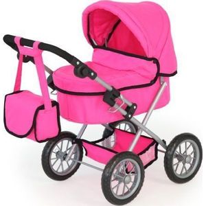 Bayer - Poppenwagen Trendy - Rood en Roze (13014AA)