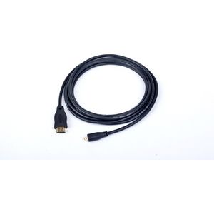 Gembird HDMI male naar micro D-male zwarte kabel,1.8 meter