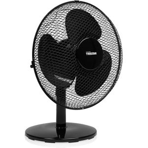 Tafelventilator Tristar VE-5725 - Ventilator Ø 30 cm - Desk Fan - Drie verschillende snelheden – 85° draaifunctie - Zwart