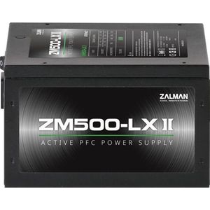Zalman ZM500-LXII power supply unit 500 W 20+4 pin ATX ATX Zwart