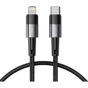 Tech-Protect Kabel USB USB-C - Lightning 0.25 m zwart (THP2009)