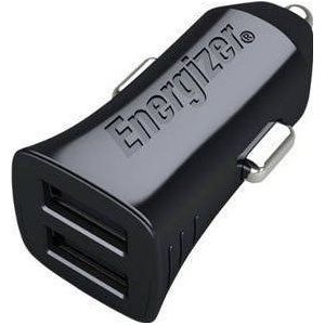 Energizer oplader Classic - oplader auto 2x USB-A 2.4A 12W (zwart)