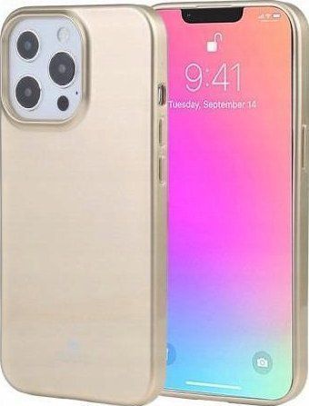 Mercury JELLY CASE IPHONE 15 PRO (6.1), GOLD / metŁOTY