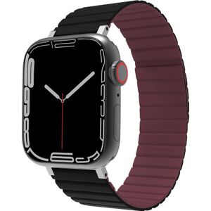 Jcpal band FlexForm voor Apple Watch Band zwart/rood (38/40/41mm)