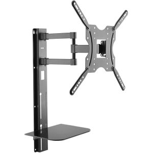 Maclean MC-772 TV bracket 32'' - 55'' met DVD tray 30kg VESA 400x400