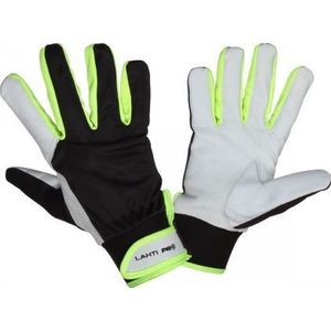 LAHTI PRO zwart-geel leather handschoenen 9 (L271809K)
