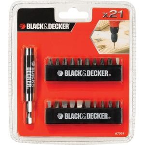 Black & Decker serie bitset 21szt. (A7074)