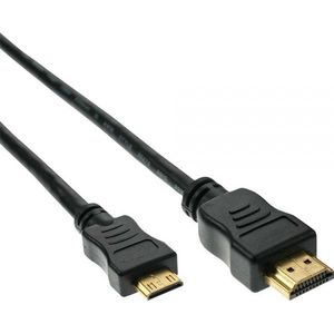 InLine 4043718097333 HDMI kabel 1,5 m HDMI Type A (Standaard) HDMI Type C (Mini) Zwart